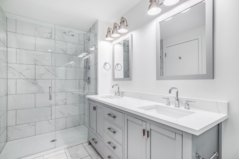 Stylish Shower and Vanity